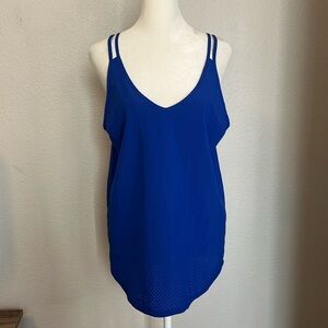 Brooks Running Tank Top Bright Blue Size Medium